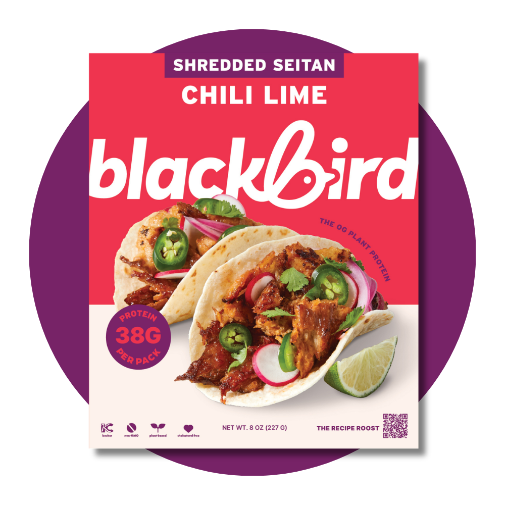 Chili Lime Seitan Shreds (12 Pack) — Blackbird Foods